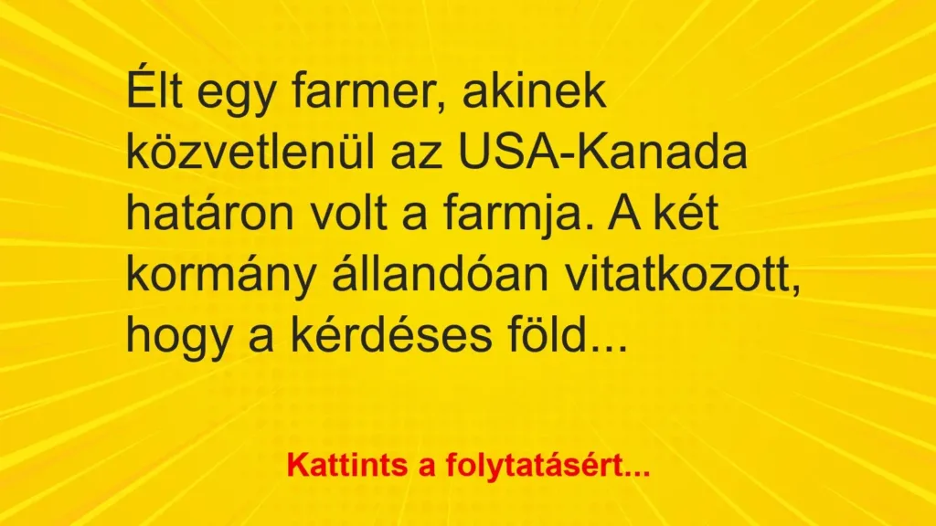 vicc elt egy farmer